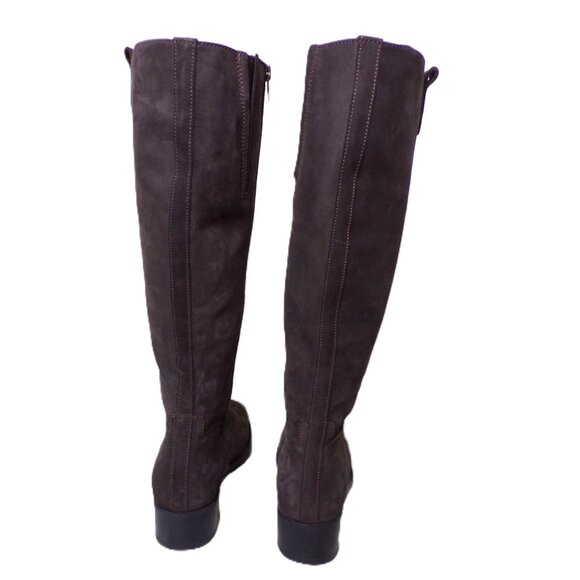 🆕 LA CANADIENNE Love Knee High Lined Waterproof Suede Boot 7 Gray - Picture 6 of 13